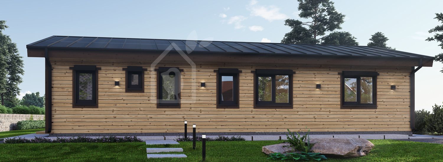 maison en bois julia rv (isolé re2020, 44 mm + bardage), 95 m² maison en bois julia rv (isolé re2020, 44 mm + bardage), 95 m²