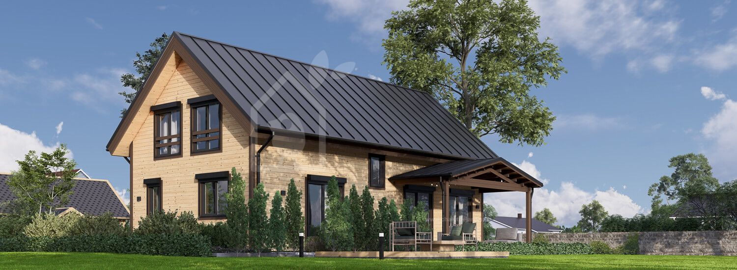 maison en bois vera rv (isolé re2020, 44 mm + bardage), 127 m² maison en bois vera rv (isolé re2020, 44 mm + bardage), 127 m²