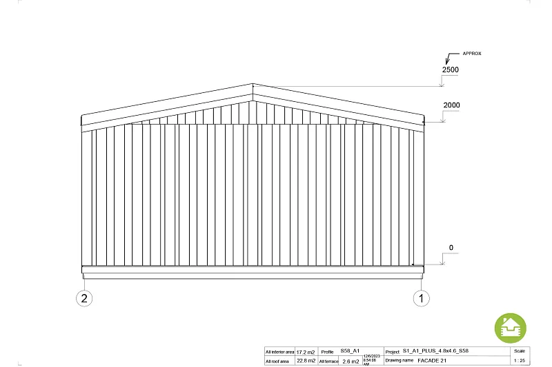 chalet 17 m² en bois isolé pau s1 a1 chalet 17 m² en bois isolé pau s1 a1