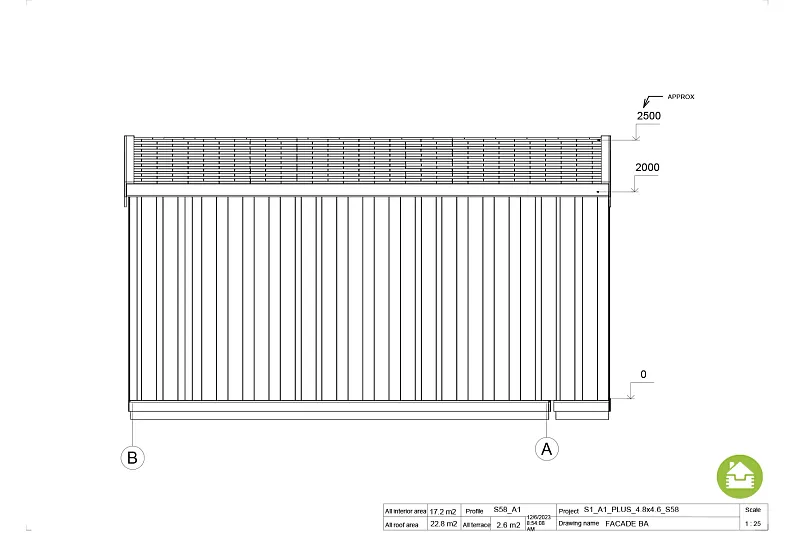 chalet 17 m² en bois isolé pau s1 a1 chalet 17 m² en bois isolé pau s1 a1