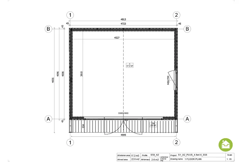 chalet 17 m² en bois isolé caen s1 a2 chalet 17 m² en bois isolé caen s1 a2