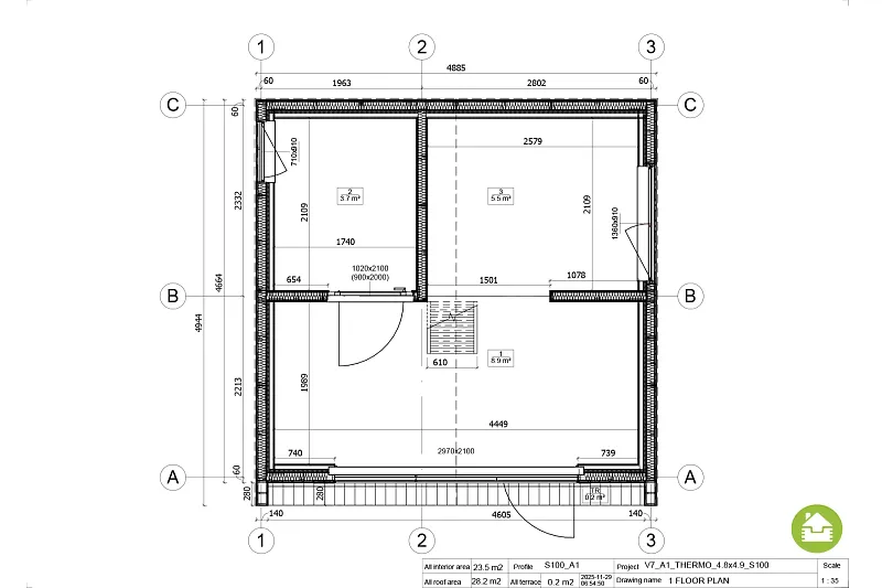 chalet 24 m² en bois kit re2020 avec permis de construire annecy v7 a1 chalet 24 m² en bois kit re2020 avec permis de construire annecy v7 a1