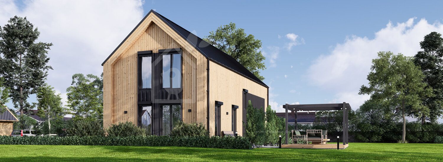 maison en bois ingrid rv (isolé re2020, 44 mm + bardage), 137 m² maison en bois ingrid rv (isolé re2020, 44 mm + bardage), 137 m²