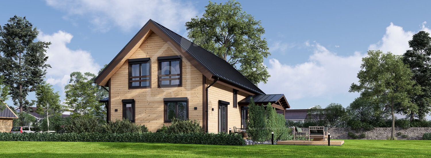maison en bois vera rv (isolé re2020, 44 mm + bardage), 127 m² maison en bois vera rv (isolé re2020, 44 mm + bardage), 127 m²